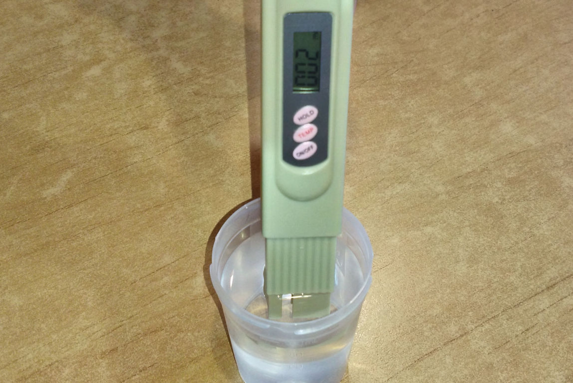 distilled water 002 ppm